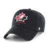'47 BRAND Hockey Canada 47 Brand NHL Clean Up Adjustable Hat -Hockey Equipment Store 47 brand hats hockey canada 47 brand nhl clean up adjustable hat alternate black black osfm 30392347951170