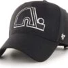 '47 BRAND Quebec Nordiques 47 Brand NHL MVP Adjustable Hat -Hockey Equipment Store 47 brand hats quebec nordiques 47 brand nhl mvp adjustable hat osfm black white 30397915168834