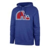 '47 BRAND Quebec Nordiques 47 Brand Imprint Headline Pullover Mens Hoodie -Hockey Equipment Store 47 brand hoodies quebec nordiques 47 brand imprint headline pullover mens hoodie blue l 28744133705794