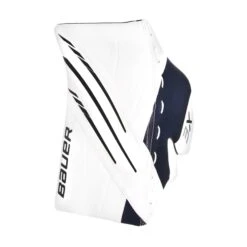 Bauer Vapor 3X Intermediate Goalie Blocker -Hockey Equipment Store bauer blockers bauer vapor 3x intermediate goalie blocker white white navy regular 30122161340482