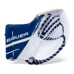 Bauer Supreme 3S Intermediate Goalie Catcher -Hockey Equipment Store bauer catchers bauer supreme 3s intermediate goalie catcher white blue regular 28743621541954