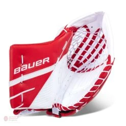 Bauer Supreme 3S Intermediate Goalie Catcher -Hockey Equipment Store bauer catchers bauer supreme 3s intermediate goalie catcher white red regular 28743621705794