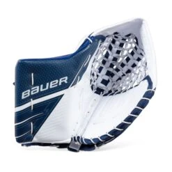 Bauer Supreme UltraSonic Senior Goalie Catcher 29 Bauer Supreme UltraSonic Senior Goalie Catcher -Hockey Equipment Store bauer catchers bauer supreme ultrasonic senior goalie catcher white blue regular 28743622000706