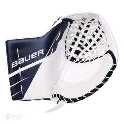 Bauer Supreme UltraSonic Senior Goalie Catcher 25 Bauer Supreme UltraSonic Senior Goalie Catcher -Hockey Equipment Store bauer catchers bauer supreme ultrasonic senior goalie catcher white navy regular 28743621869634