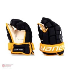 Bauer Nexus N2900 Senior Hockey Gloves -Hockey Equipment Store bauer gloves bauer nexus n2900 senior hockey gloves black gold 13 28743790297154