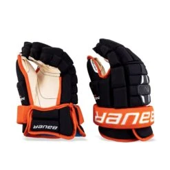Bauer Nexus N2900 Senior Hockey Gloves -Hockey Equipment Store bauer gloves bauer nexus n2900 senior hockey gloves black orange 13 28743790329922