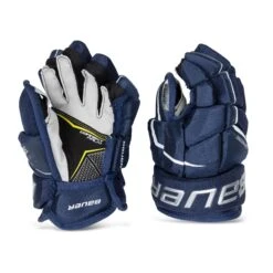 Bauer Supreme 3S Pro Junior Hockey Gloves -Hockey Equipment Store bauer gloves bauer supreme 3s pro junior hockey gloves navy 10 28743839187010