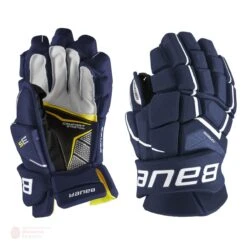 Bauer Supreme 3S Senior Hockey Gloves -Hockey Equipment Store bauer gloves bauer supreme 3s senior hockey gloves navy 14 28743840235586