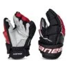 Bauer Supreme UltraSonic Intermediate Hockey Gloves -Hockey Equipment Store bauer gloves bauer supreme ultrasonic intermediate hockey gloves black red 12 28743793475650