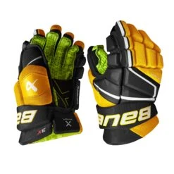 Bauer Vapor 3X Junior Hockey Gloves -Hockey Equipment Store bauer gloves bauer vapor 3x junior hockey gloves black gold 10 29359205679170