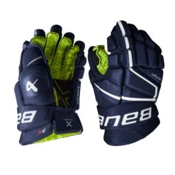 Bauer Vapor 3X Junior Hockey Gloves -Hockey Equipment Store bauer gloves bauer vapor 3x junior hockey gloves navy 10 29160852652098