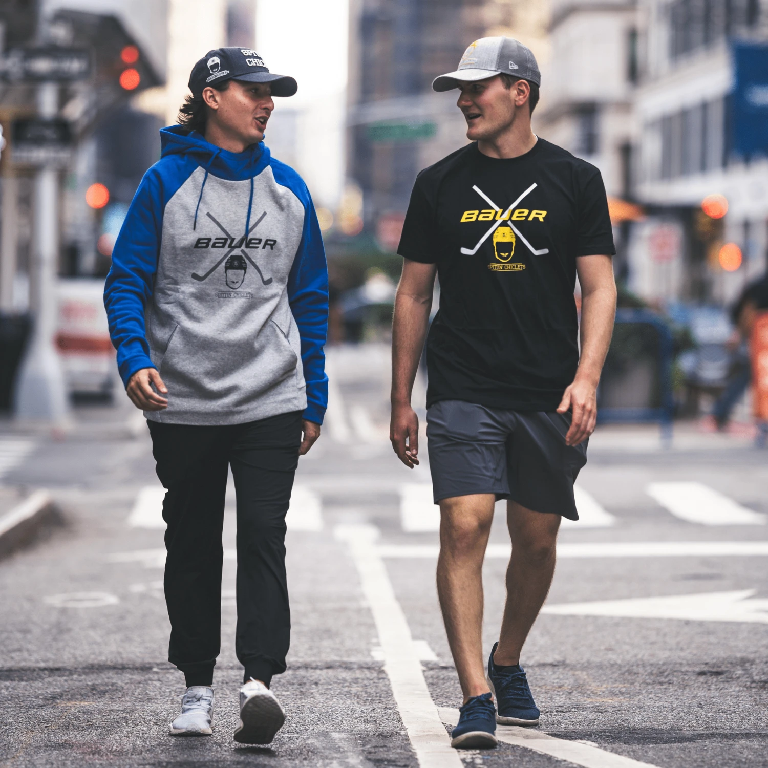 Bauer Spittin' Chiclets Colab Mens Hoodie 5 Bauer Spittin' Chiclets Colab Mens Hoodie - Image 3