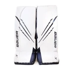 Bauer Vapor 3X Intermediate Goalie Leg Pads -Hockey Equipment Store bauer leg pads bauer vapor 3x intermediate goalie leg pads white white navy l 29973257093186