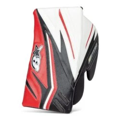 Brian's OPTiK 2 Pro Senior Goalie Blocker -Hockey Equipment Store brian s blockers brian s optik 2 pro senior goalie blocker white black red regular 28741220991042