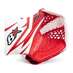 Brian's OPTiK 2 Pro Senior Goalie Catcher -Hockey Equipment Store brian s catchers brian s optik 2 pro senior goalie catcher white red regular 28743618330690