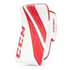 CCM Extreme Flex 4 Pro Senior Goalie Blocker -Hockey Equipment Store ccm blockers ccm extreme flex 4 pro senior goalie blocker white white red regular 28741225316418