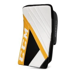 CCM Extreme Flex E5.5 Senior Goalie Blocker - Source Exclusive -Hockey Equipment Store ccm blockers ccm extreme flex e5 5 senior goalie blocker source exclusive boston bruins regular 28741228724290