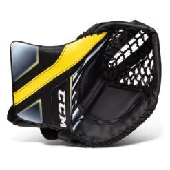 CCM Axis Senior Goalie Catcher -Hockey Equipment Store ccm catchers ccm axis senior goalie catcher black yellow regular 28743581433922