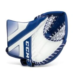 CCM Axis Senior Goalie Catcher -Hockey Equipment Store ccm catchers ccm axis senior goalie catcher white blue regular 28743618461762