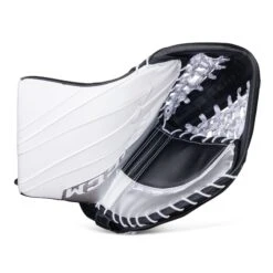 CCM Extreme Flex E5.9 Senior Goalie Catcher - Source Exclusive -Hockey Equipment Store ccm catchers ccm extreme flex e5 9 senior goalie catcher source exclusive white white black silver regular 28743587627074