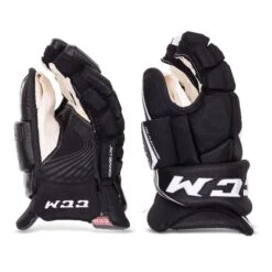 CCM Jetspeed FT4 Pro Senior Hockey Gloves -Hockey Equipment Store ccm gloves ccm jetspeed ft4 pro senior hockey gloves black white 13 28743849705538