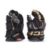 CCM Tacks AS-V Pro Junior Hockey Gloves -Hockey Equipment Store ccm gloves ccm tacks as v pro junior hockey gloves black gold 11 28978019008578