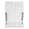 CCM Axis Senior Goalie Leg Pads -Hockey Equipment Store ccm leg pads ccm axis senior goalie leg pads white 33 1 28744295186498