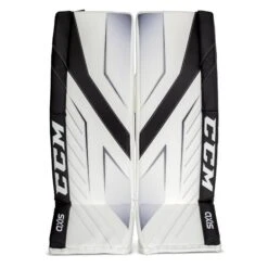 CCM Axis Senior Goalie Leg Pads -Hockey Equipment Store ccm leg pads ccm axis senior goalie leg pads white white black 34 1 28744295448642