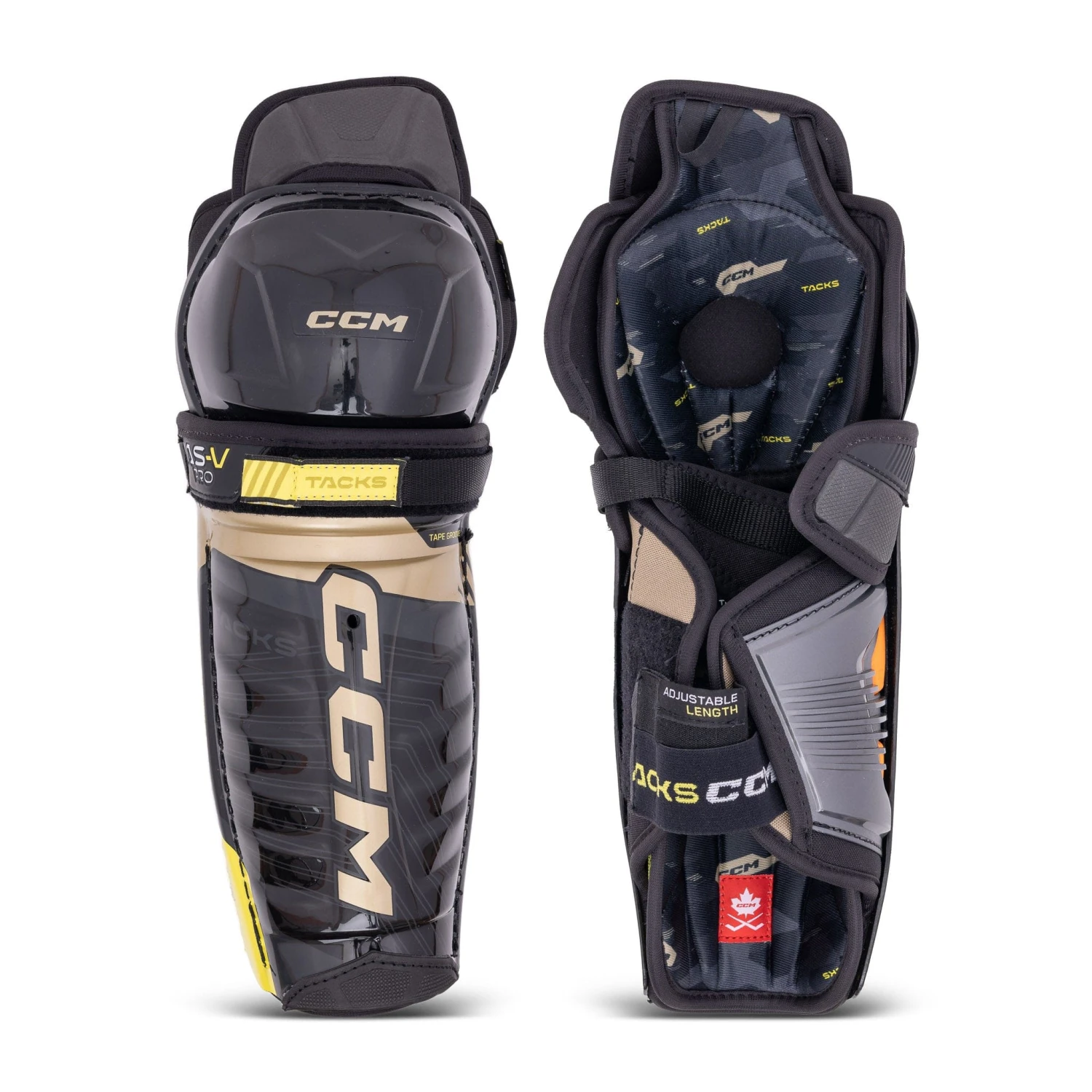 CCM Tacks AS-V Pro Junior Hockey Shin Guards 3 CCM Tacks AS-V Pro Junior Hockey Shin Guards
