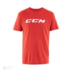 CCM Logo ID Mens Shortsleeve Shirt -Hockey Equipment Store ccm shirts ccm logo id mens shortsleeve shirt red white s 28744393785410