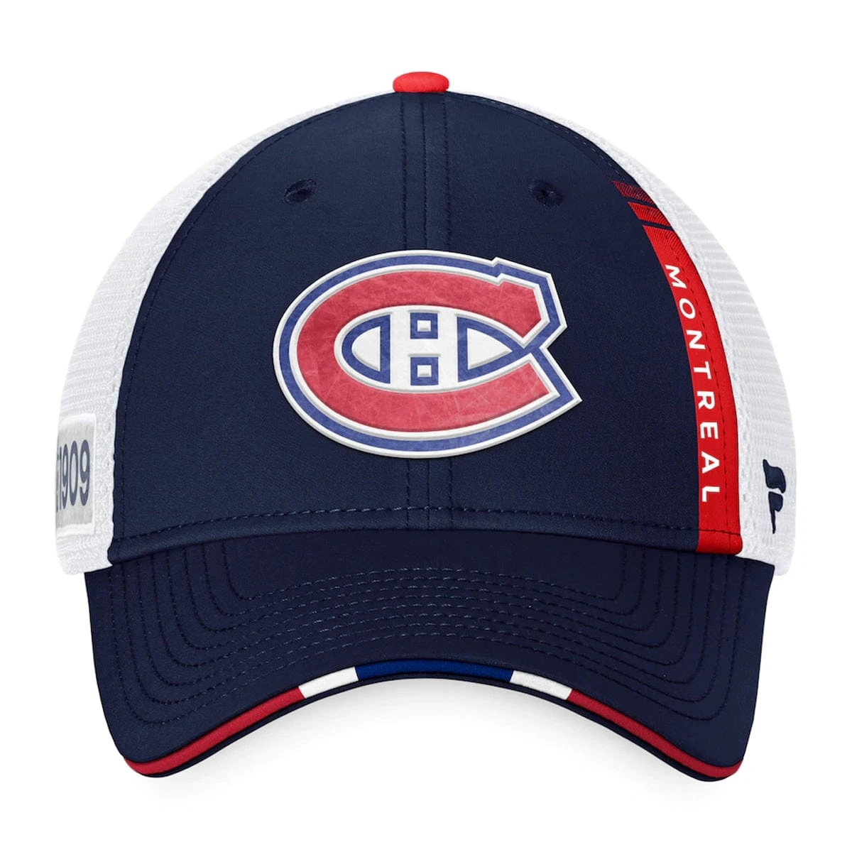 Montreal Canadiens Fanatics Authentic Pro Draft Structured Trucker Hat 4 Montreal Canadiens Fanatics Authentic Pro Draft Structured Trucker Hat - Image 2