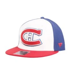 Montreal Canadiens Fanatics NHL Vintage Snapback Hat -Hockey Equipment Store fanatics hats montreal canadiens fanatics nhl vintage snapback hat white osfa 29005549568066