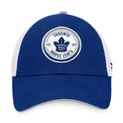 Toronto Maple Leafs Fanatics Iconic Gradient Structured Trucker Hat -Hockey Equipment Store fanatics hats toronto maple leafs fanatics iconic gradient structured trucker hat osfa 29636364140610