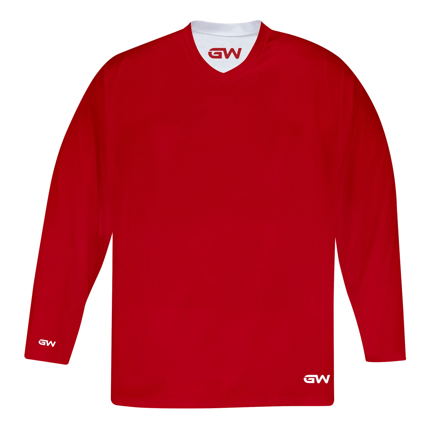 GameWear GW7500 ProLite Series Reversible Senior Hockey Practice Jersey - Red / White 3 GameWear GW7500 ProLite Series Reversible Senior Hockey Practice Jersey - Red / White