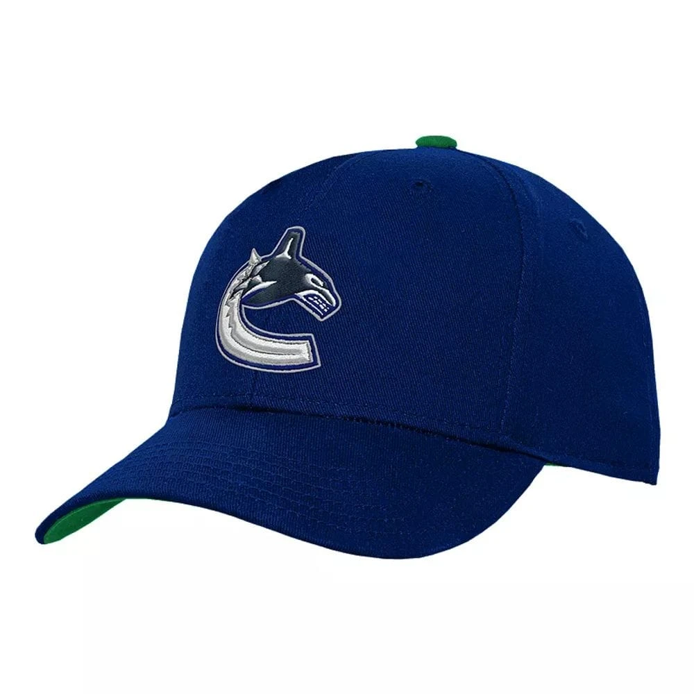 Vancouver Canucks Outer Stuff NHL Precurve Youth Snapback Adjustable Hat 3 Vancouver Canucks Outer Stuff NHL Precurve Youth Snapback Adjustable Hat