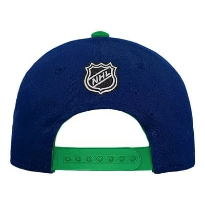 Vancouver Canucks Outer Stuff NHL Precurve Youth Snapback Adjustable Hat 4 Vancouver Canucks Outer Stuff NHL Precurve Youth Snapback Adjustable Hat - Image 2