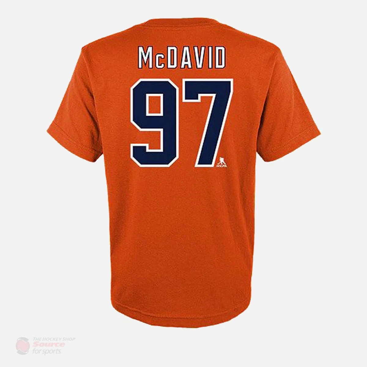 Edmonton Oilers Outer Stuff Name & Number Youth Shirt - Connor McDavid 5 Edmonton Oilers Outer Stuff Name & Number Youth Shirt - Connor McDavid - Image 3