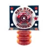 Red Star Rebel Wheels (4-Pack) - Red (74A) -Hockey Equipment Store red star roller hockey wheels red star rebel wheels 4 pack red 74a 74a 68mm 28744426913858