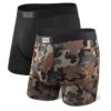 Saxx Vibe Boxers - Black / Camo (2 Pack) 1 Saxx Vibe Boxers - Black / Camo (2 Pack) -Hockey Equipment Store saxx underwear saxx vibe boxers black camo 2 pack black camo s 29811039699010