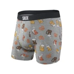 Saxx Vibe Boxers - Grey Beer Cheers