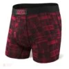 Saxx Vibe Boxers - Red Plaid -Hockey Equipment Store saxx underwear saxx vibe boxers red plaid xl 28744438448194