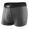 Saxx Vibe Boxers (Trunk Fit) - Salt & Pepper -Hockey Equipment Store saxx underwear saxx vibe boxers trunk fit salt pepper s 29811018072130