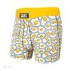 Saxx Vibe Boxers - Yellow TGI Fried Egg -Hockey Equipment Store saxx underwear saxx vibe boxers yellow tgi fried egg yellow l 28744439201858