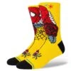 Stance Spidey SZN Socks -Hockey Equipment Store stance apparel socks lifestyle stance spidey szn socks yellow m 30331622129730