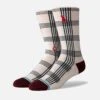 Stance Life Rat Plaid Socks