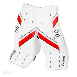 Warrior Ritual G4 Youth Goalie Leg Pads -Hockey Equipment Store warrior leg pads warrior ritual g4 youth goalie leg pads white black red 19 5 28744343224386