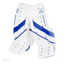 Warrior Ritual GT2 Junior Goalie Leg Pads -Hockey Equipment Store warrior leg pads warrior ritual gt2 junior goalie leg pads white blue 26 1 28744345714754
